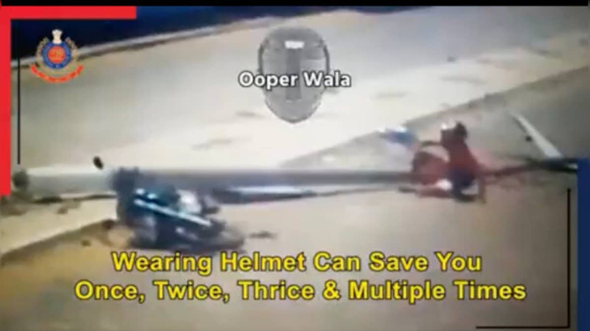 'God helps those...': Delhi Police shares video to raise awareness about wearing helmets