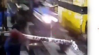 Watch: 13 'mafia-controlled' tractors break barricades at Agra toll plaza