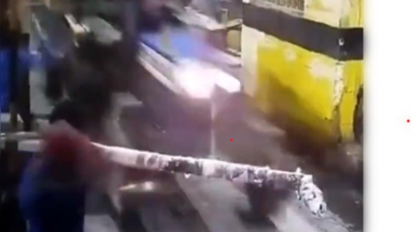 Watch: 13 'mafia-controlled' tractors break barricades at Agra toll plaza