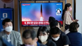 North Korea fires short-range ballistic missile towards eastern seas, says Seoul