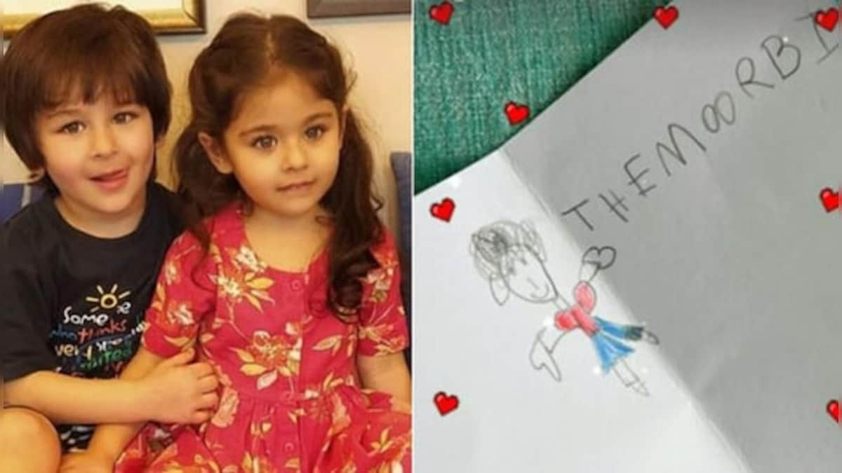 Soha Ali Khan shares sketch of Taimur drawn by Inaaya, Kareena Kapoor calls it 'absolutely adorable'