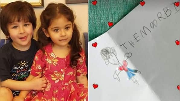Soha Ali Khan shares sketch of Taimur drawn by Inaaya, Kareena Kapoor calls it 'absolutely adorable'