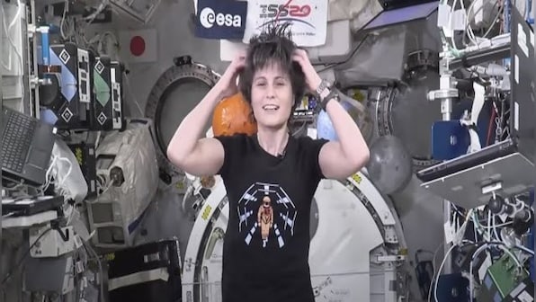 Watch: European Space Agency astronaut Samantha Cristoforetti performs yoga in space