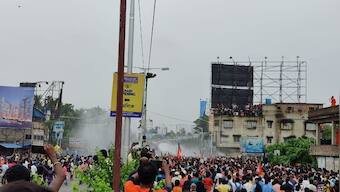 West Bengal: Dozens injured as widespread violence mars BJP's 'Nabanno Chalo' rally