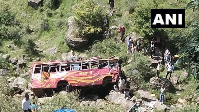 Jammu: 4 killed, dozens injured as bus rolls off mountain in Rajouri Jammu: 4 killed, dozens injured as bus rolls off mountain in Rajouri