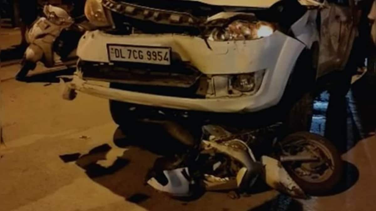 Watch: SUV hits stationary vehicles, drags scooter, rider for 100 meters