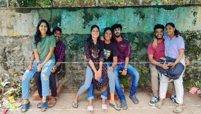 Kerala: Students protest by sitting on each other's lap at bus stand with separate seating for boys, girls Kerala: Students protest by sitting on each other's lap at bus stand with separate seating for boys, girls