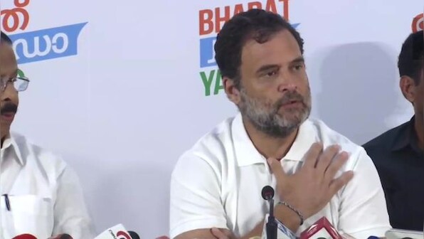 Rahul Gandhi addresses rally in Mysuru amid heavy rains, says 'Nothing can stop us'