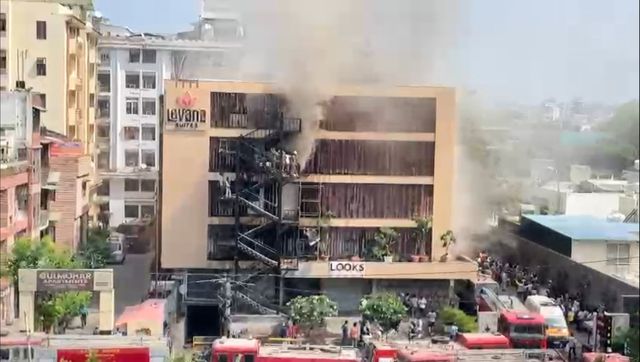 Lucknow hotel fire: There was no fire exit which led to loss of life, say reports Lucknow hotel fire: There was no fire exit which led to loss of life, say reports