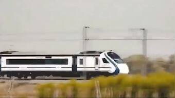 Watch: Vande Bharat train's stability test at 180 km/h with glass full of water