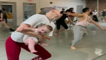 Watch: Brooklyn mom performing ballet holding her baby takes over internet