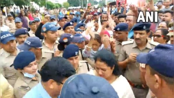 AAP politicises Ankita Bhandari’s murder, stages anti-BJP protest