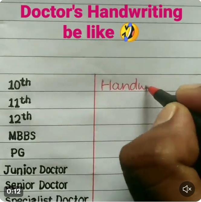 Anand Mahindra shares hilarious post on the evolution of doctors' handwriting; Subramanian Swamy replies Anand Mahindra shares hilarious post on the evolution of doctors' handwriting; Subramanian Swamy replies