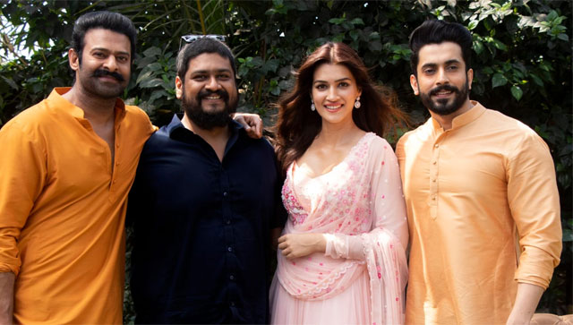 Prabhas, Kriti Sanon, and Saif Ali Khan's Adipurush teaser launch to be one monumental event Prabhas, Kriti Sanon, and Saif Ali Khan's Adipurush teaser launch to be one monumental event