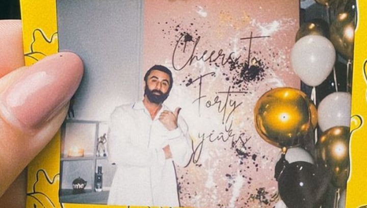 Alia Bhatt wishes hubby Ranbir Kapoor on 40th birthday, shares picture from midnight celebration