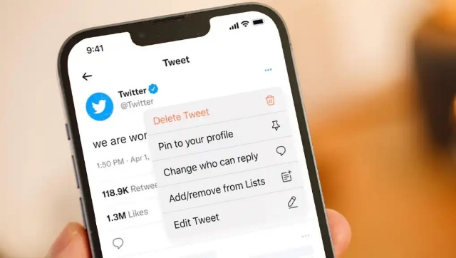 Twitter starts testing ‘edit’ option in big move Twitter starts testing ‘edit’ option in big move
