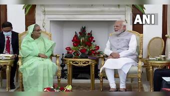 Sheikh Hasina meets PM Modi at Hyderabad House; hold talks to further strengthen India-Bangladesh partnership