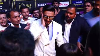 Ranveer Singh hilariously reacts after getting slapped by his bodyguard at SIIMA 2022