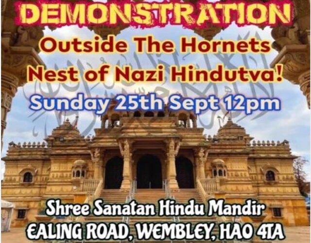 Hindus Under Attack In UK: After Leicester, Birmingham now Islamist jihadists target Wembley temple Hindus Under Attack In UK: After Leicester, Birmingham now Islamist jihadists target Wembley temple