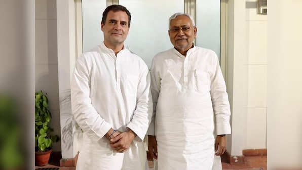 'No intention to become PM candidate,' says Nitish Kumar as he meets Rahul Gandhi in Delhi