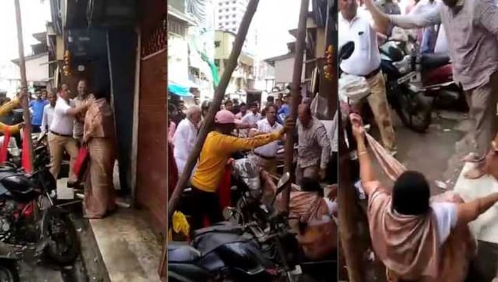 Viral video: MNS worker slaps, assaults woman in Mumbai's Kamathipura for denying installation of pole for advertisement