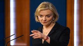 Former UK PM Truss criticises Sunak policies as pressure builds