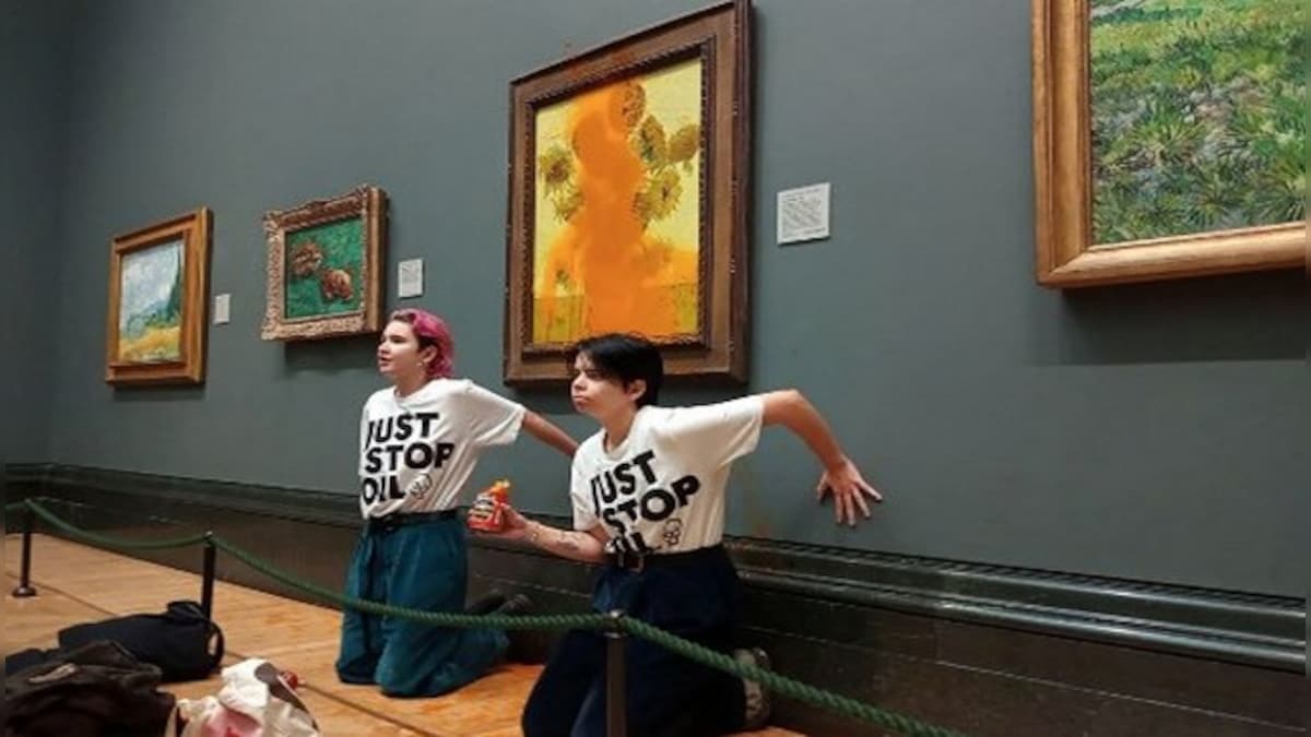 Now, soup thrown at van Gogh’s Sunflowers: Why are climate activists targeting art?