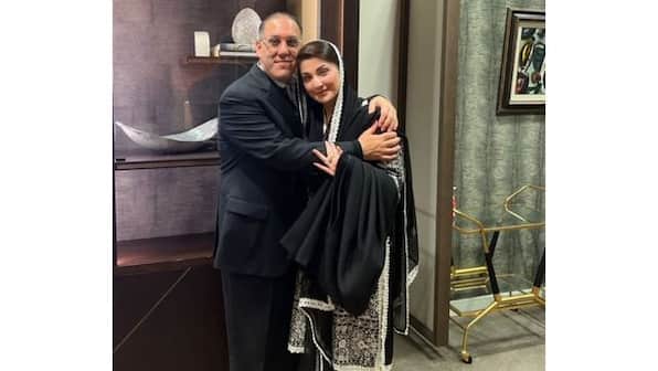Maryam Nawaz and her father Nawaz Sharif see each other after three years