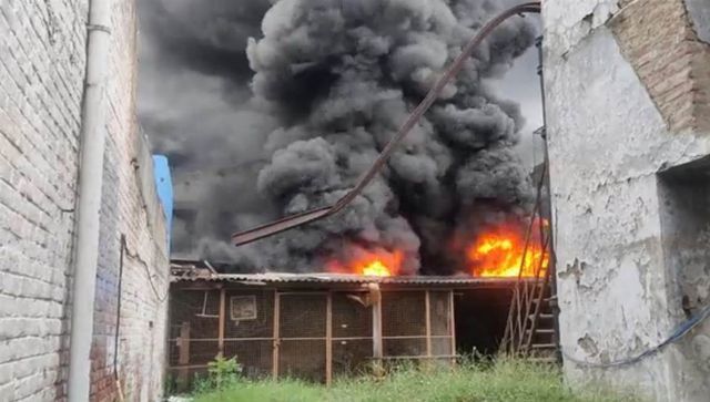 Noida: Fire breaks out at Noida factory, no casualties reported Noida: Fire breaks out at Noida factory, no casualties reported