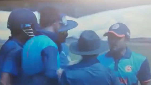 Watch: Ambati Rayudu, Sheldon Jackson involved in heated exchange during Syed Mushtaq Ali Trophy game Watch: Ambati Rayudu, Sheldon Jackson involved in heated exchange during Syed Mushtaq Ali Trophy game