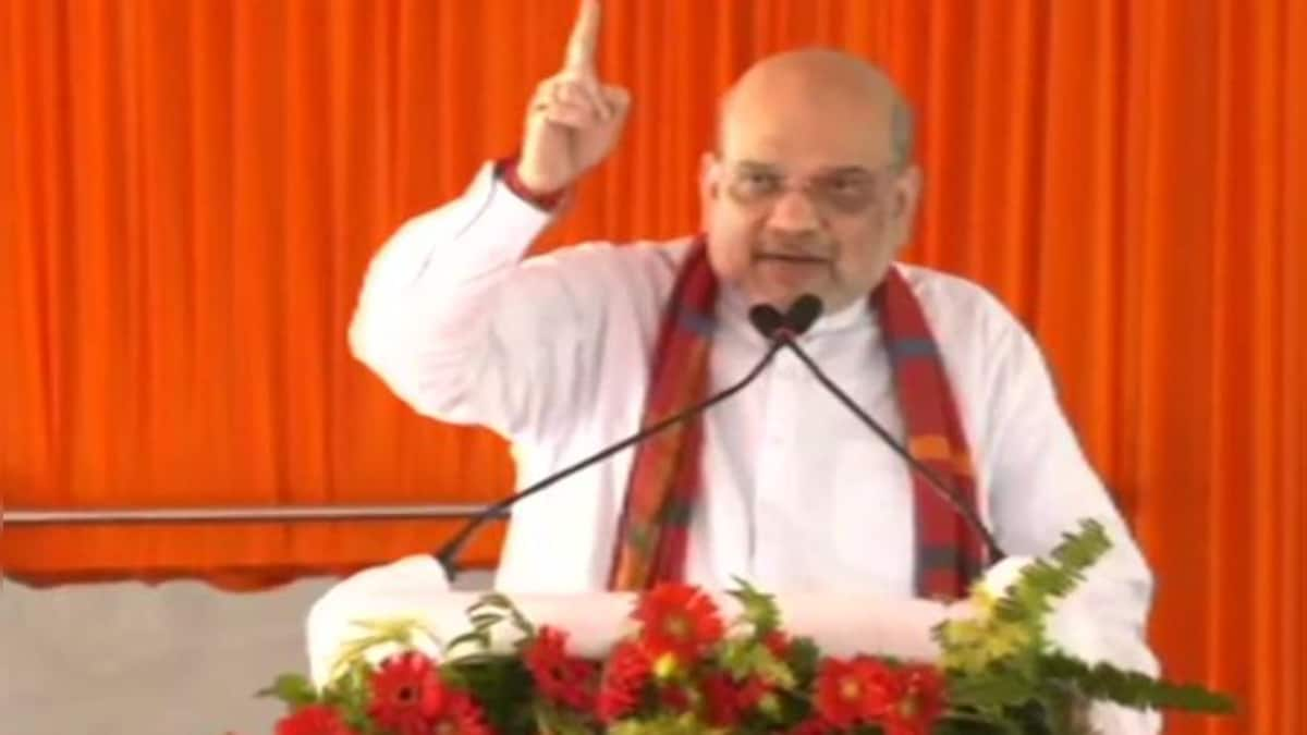 Amit Shah meets BJP leaders, workers of south Gujarat to review poll preparations