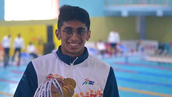 National Games: Aneesh Gowda beats Olympian Sajan Prakash in men's 200m freestyle