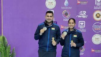ISSF World Championships 2022: Anish Bhanwala and Simranpreet Kaur settle for silver in Rapid Fire Pistol Mixed Team