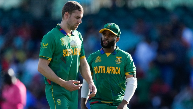 T20 World Cup: We see ourselves as one of the best pace attacks, says South Africa's Anrich Nortje T20 World Cup: We see ourselves as one of the best pace attacks, says South Africa's Anrich Nortje
