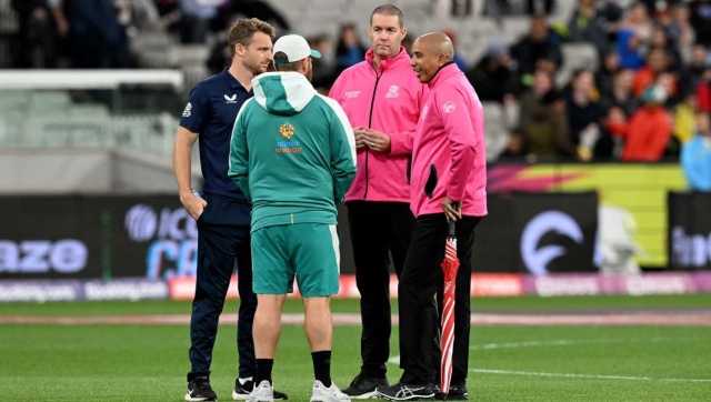 T20 World Cup: Australia’s tie against England washed out, Group 1 qualification scenario heats up T20 World Cup: Australia’s tie against England washed out, Group 1 qualification scenario heats up