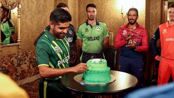 Watch: Babar Azam’s 28th birthday celebrations attended by Rohit Sharma and other captains