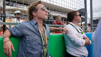 Brad Pitt sends note to F1 presenter Martin Brundle, explains grid walk snub