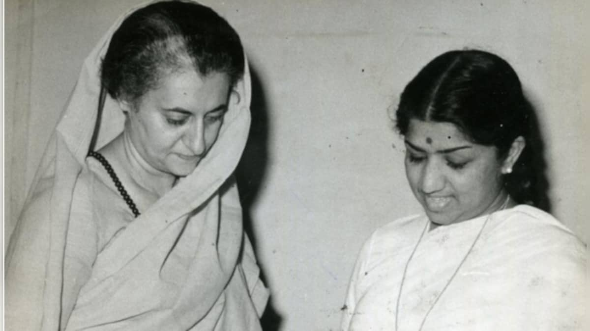 When Mrs Indira Gandhi introduced Lata Mangeshkar to her two little ...