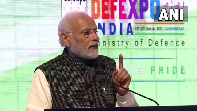 Defence Expo 2022 marks new beginning for India's defence industry: PM Modi Defence Expo 2022 marks new beginning for India's defence industry: PM Modi