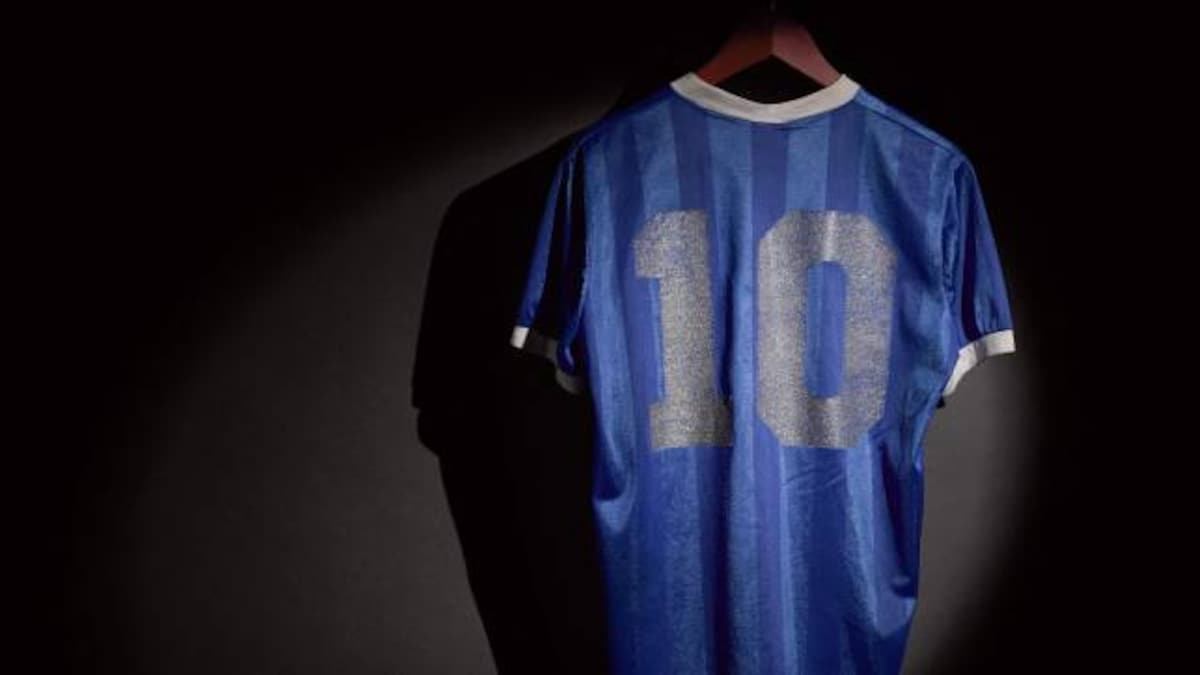 Diego Maradona 'Hand of God' shirt to go on display during World Cup 2022