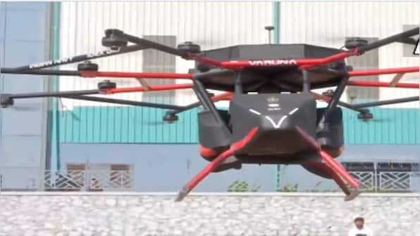 Watch: Varuna, India’s first human-carrying drone, to be inducted into Navy soon