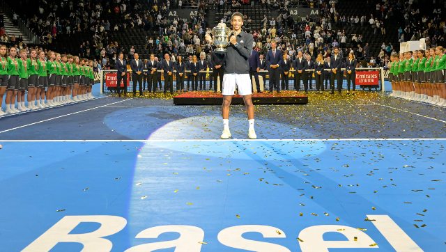 Felix Auger-Aliassime wins Swiss Indoors Basel for third October title in row Felix Auger-Aliassime wins Swiss Indoors Basel for third October title in row