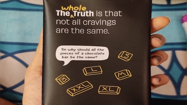 Chocolate bar with pieces divided in S, L, XL sizes goes viral, sparks divided reactions