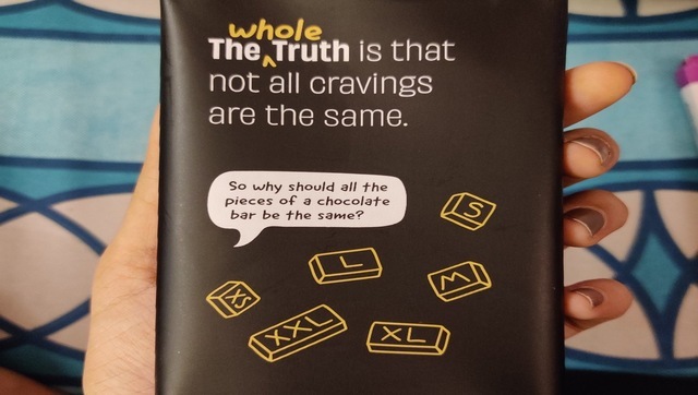 Chocolate bar with pieces divided in S, L, XL sizes goes viral, sparks divided reactions Chocolate bar with pieces divided in S, L, XL sizes goes viral, sparks divided reactions