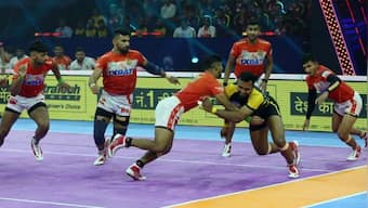 Pro Kabaddi 2022 Highlights: UP Yoddha beat Telugu Titans 43-24; Patna Pirates defeat Gujarat Giants 34-28