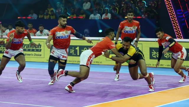 Pro Kabaddi 2022 Highlights: UP Yoddha beat Telugu Titans 43-24; Patna Pirates defeat Gujarat Giants 34-28 Pro Kabaddi 2022 Highlights: UP Yoddha beat Telugu Titans 43-24; Patna Pirates defeat Gujarat Giants 34-28