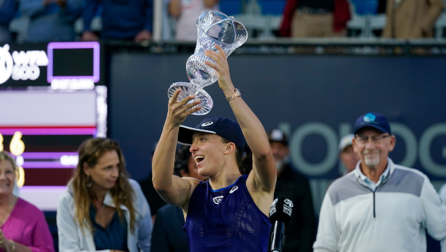 Iga Swiatek outlasts Donna Vekic to clinch WTA San Diego title Iga Swiatek outlasts Donna Vekic to clinch WTA San Diego title