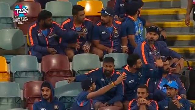 T20 World Cup: Team India players stay back to watch Pakistan vs England warm-up match T20 World Cup: Team India players stay back to watch Pakistan vs England warm-up match