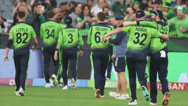 Ireland stun England for famous win in rain-affected game at T20 World Cup Ireland stun England for famous win in rain-affected game at T20 World Cup