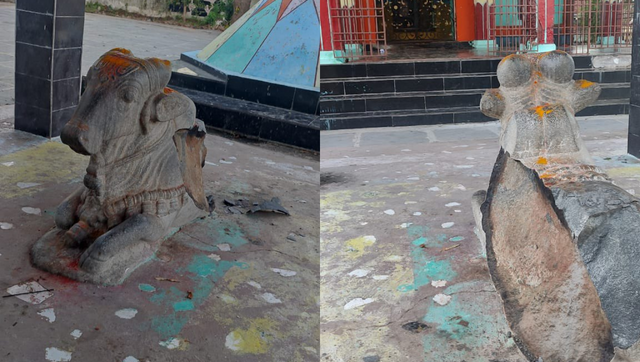 Andhra Pradesh: Hindu temple vandalised in Prakasam, BJP slams Jagan Mohan Reddy Andhra Pradesh: Hindu temple vandalised in Prakasam, BJP slams Jagan Mohan Reddy
